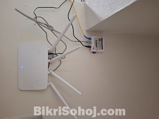 Ceiling FAN, Reading Table, WiFi router and onu